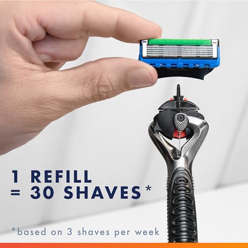 Battery-Powered Gillette ProGlide Power Razor for Men + 1 Blade Refill & Extra Handle