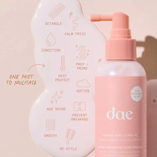 DAE Mirage Mist Leave-In Conditioner - Detangles, Conditions & Protects Hair from Heat (5 Oz.)