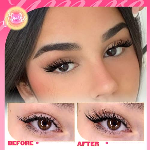Cat Eye Lash Clusters C - Wispy Faux Mink 10-16MM Natural & Dramatic Look