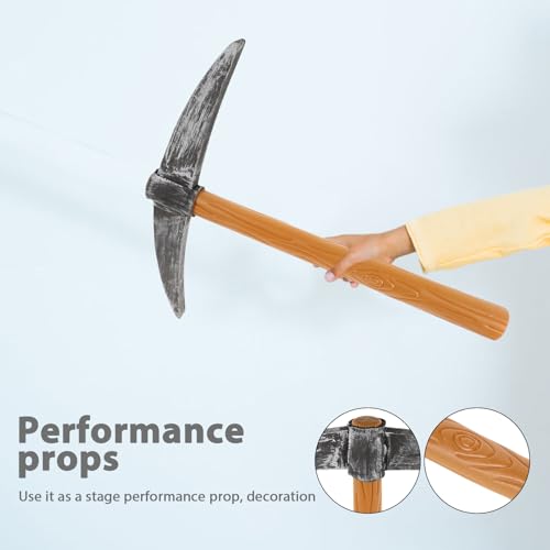 Foam Pickaxe Prop 2 Pack - Fantasy Dwarf Costume Accessory for Cosplay & Parties
