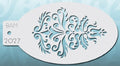 Mini Face and Body Stencil - Elegance Design for Face Painting - BAM2027
