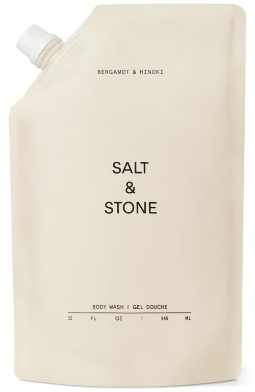 Salt & Stone Body Wash - Antioxidant-Infused for Deep Moisture | Unisex, Sulfate & Paraben Free, 32 fl oz