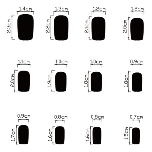 Halloween Press On Nails Medium Square Fake Nails with Pumpkin Design - Blue Matte - Variation of THIS listing