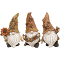 Valery Madelyn Medium Fall Gnome Decorations Set - 3 Pcs Indoor Outdoor Autumn Decor