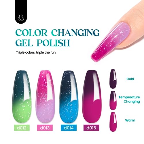 Beetles Cat Eye Gel Polish Set 24Pcs - 20 Colors Cosmic Mirage Variation