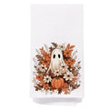 Halloween Ghost Kitchen Towels - Fall Pumpkin & Halloween Dish Hand Towels, 16x24 Inches