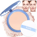 evpct Oil Control Pressed Face Powder Compact 0.35oz Translucent Ivory
