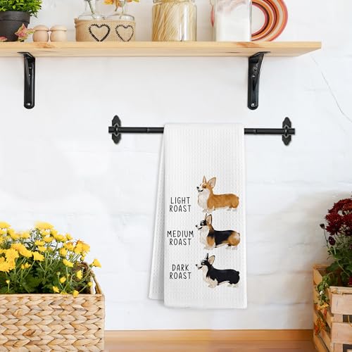 Funny Corgi Dog Hand Towels for Bathroom Kitchen Decor - Corgi Variation