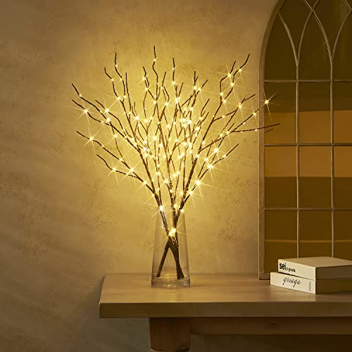 LED Lighted Willow Branches 30 Inch with Timer & Dimmer - Brown Variation of THIS listing