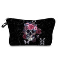 Floral Skull Cosmetic Bag for Women - Variation hz2138