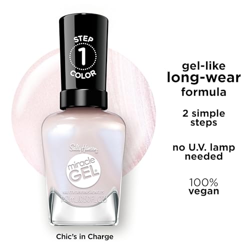 Nail Polish - Sally Hansen Miracle Gel Supercharged Glam Collection - 0.5 Fl Oz - Chic's in Charge - Variation 231