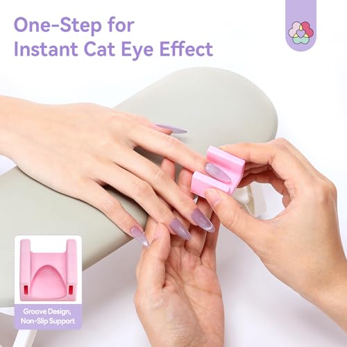 Pink Magnetic Cat Eye Nail Art Tool with Magnetic Bead - 3-Pink Variation