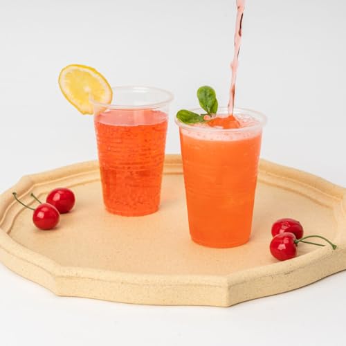 Disposable Plastic Cups 9 oz - Clear Bulk Pack of 2000 for Weddings & Parties - Variation of 9 oz 2000 Pack