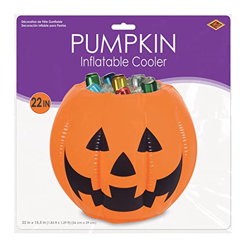 Inflatable Coffin Cooler Jack-O-Lantern 2 Pack Halloween Party Decor