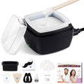 Men's Nose Wax Removal Kit - Fast Heating, Black, 10g Hard Wax Beads