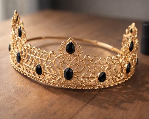 Birthday King Crown and Sash Set for Men - Royal Celebration Accessories