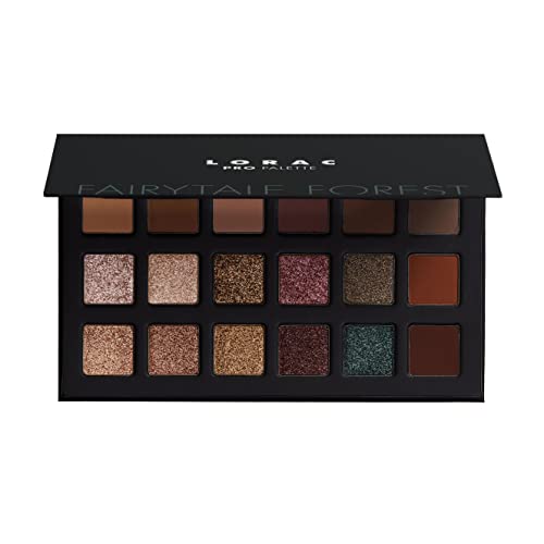 Lorac Pro Eyeshadow Palette Fairytale Forest - Matte & Shimmer Shades