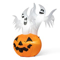 Halloween Inflatable Decoration 6ft Ghosts with Jack-O-Lanterns & Scream - Variation of THIS listing