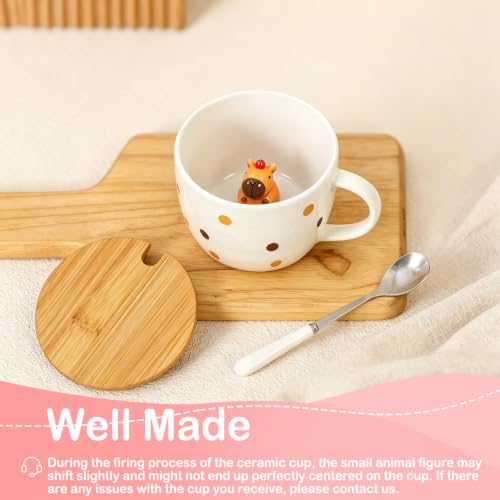 Cute Capybara Coffee Mug with 3D Hidden Figurine - Friendship & Gift
