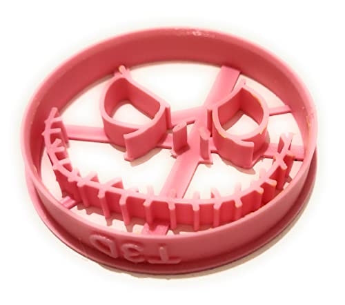 Halloween Jack Skellington Inspired Cookie Cutter - Durable Plastic Mold for Cookies & Fondant