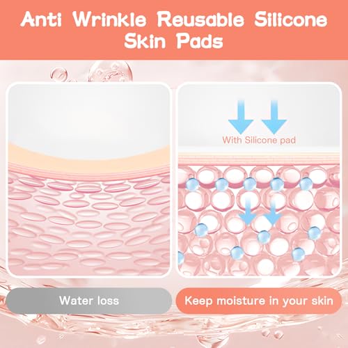 KODASNY Neck Wrinkle Patches, Reusable Silicone Neck Patches for Smoothing the Appearance of Fine Lines, Chest and Face Cosmetic Patches for Women, Moisturizing & Skin-Smoothing (11 PCS)