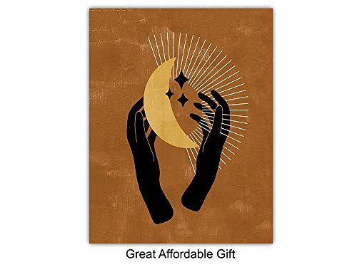 Minimalist Wall Art Prints - Abstract Celestial Line Art for Home & Office Decor