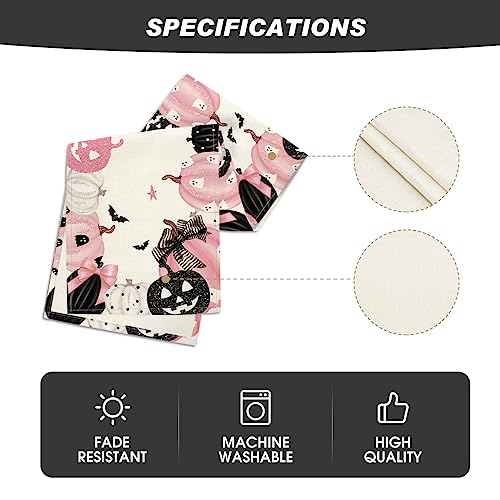 Pink 13x90 Inch Halloween Table Runner Home Party Decor - Artoid Mode