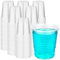 3 oz Plastic Cups Bulk 100 Pack Clear Disposable Party Cups for Wedding and Events