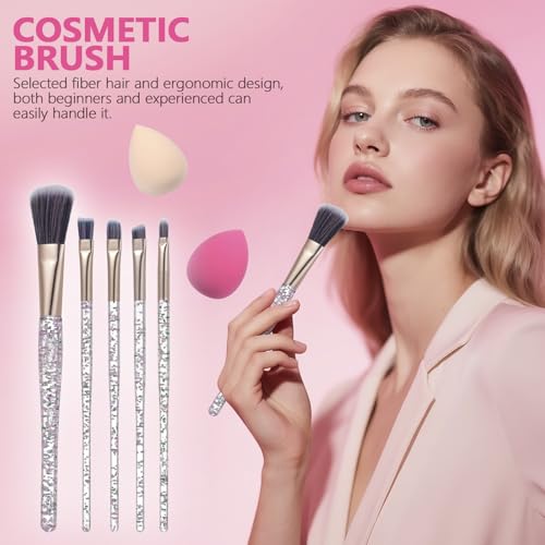 Full 20-Color Makeup Kit for Women & Teens - Eyeshadow, Foundation, Lipstick & Brushes - Gift Set