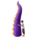 Inflatable Octopus Tentacle Decor with Blower - Purple A for Halloween & Outdoor Events