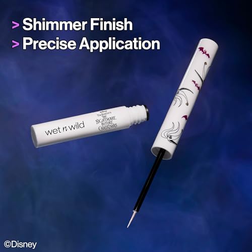 Liquid Glitter Eyeliner with Precise Brush - Semi-Sheer, Cruelty-Free, Nightmarish Collection