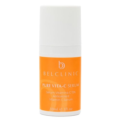 Belclinic Pure Vita-C Serum – Brightening Vitamin C + Hyaluronic Acid + Vitamin E – Antioxidant Glow Booster for Radiant Skin, Anti-Aging, Hydration & Collagen Support – Vegan, 30ml