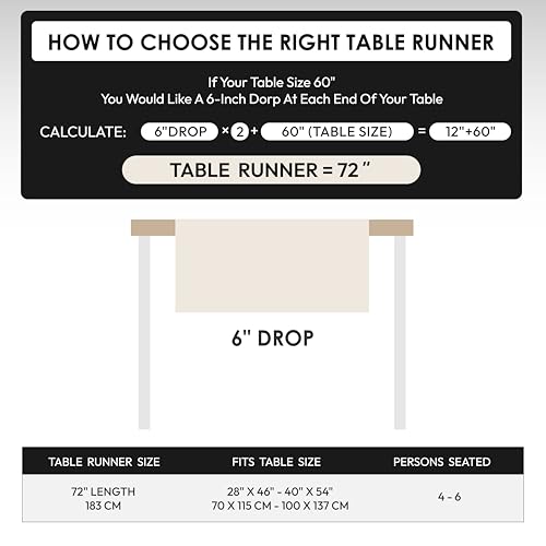 Halloween Table Runner with Cute Ghosts Black Cat and Pumpkin 13x72 Inches Festive Fall Decor