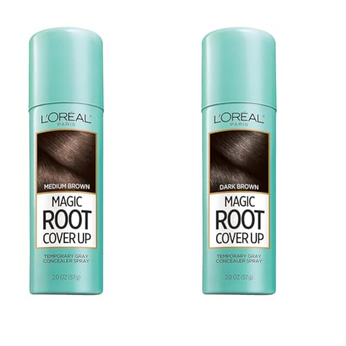 Root Concealer Spray for Gray Hair - Medium & Dark Brown, 2 Oz
