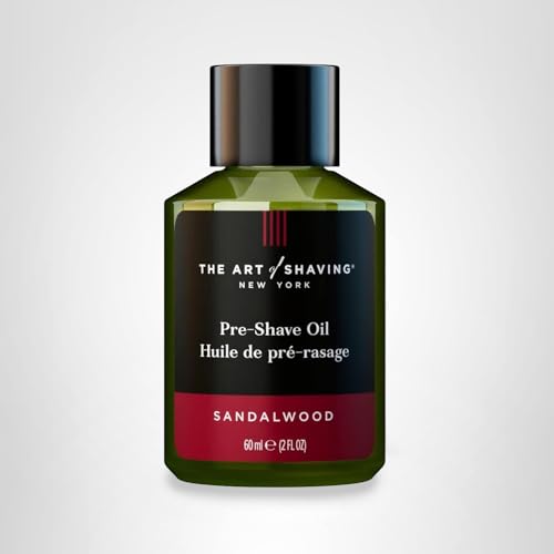 The Art of Shaving Pre Shave Beard Oil for Men, Protects Against Irritation and Razor Burn, Clinically Tested for Sensitive Skin, Sandalwood, 2 Fl Oz (Pack of 1)