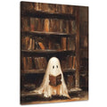 Halloween Ghost Wall Art Decor - Fall Variation 5, 11x14 Canvas Print
