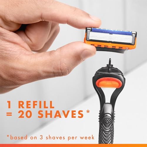 Gillette Fusion5 Razor for Men, Handle + 1 Blade Refill - 1 Count