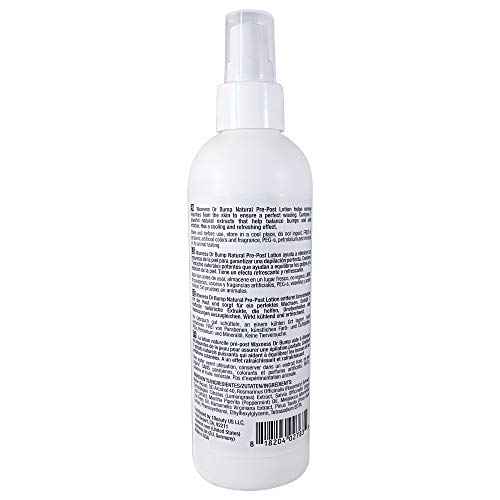 Pre & Post Wax Skin Care Lotion with Botanical Extracts - Peppermint Sage Rosemary Tea Tree 8 fl oz