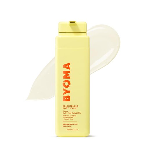 BYOMA Brightening Body Wash - Creamy Formula with Niacinamide & Azelaic Acid for Dull, Dehydrated Skin - Brightens & Evens Tone - Skin Barrier Repair - 16.9 Fl. Oz