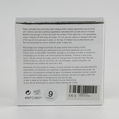 Water Based Red Face Paint for Halloween - Vibrant & Fast-Drying 1.06 oz - Variation: Red