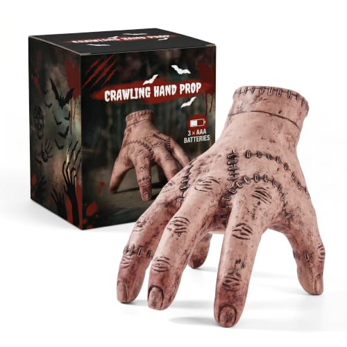 Halloween Crawling Zombie Hand Animatronic - Sound & Motion-Activated Horror Decor