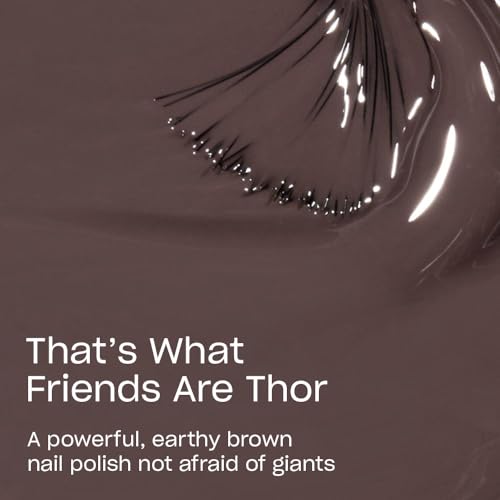 OPI Nail Lacquer - That's What Friends Are Thor | Dark Brown Opaque Polish