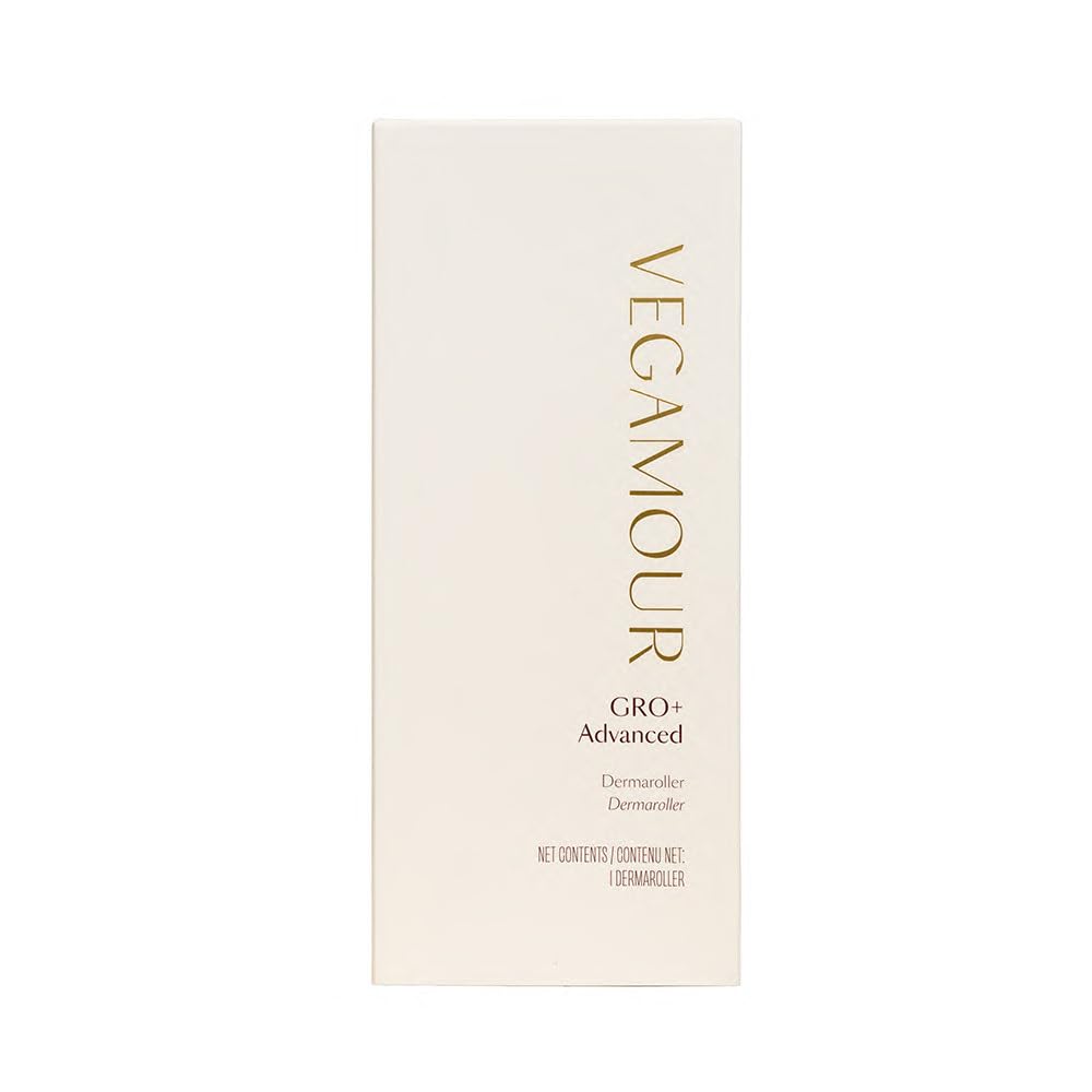 VEGAMOUR GRO+ Advanced Dermaroller - 1,200 Microneedle 0.25mm Scalp Tool | Gently Exfoliates for Maximum Coverage