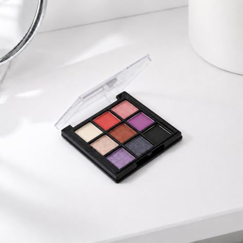 Eyeshadow Palette Makeup 9 Colors Matte & Glitter Bright Eye Shadow Set - Variation 1704-1#