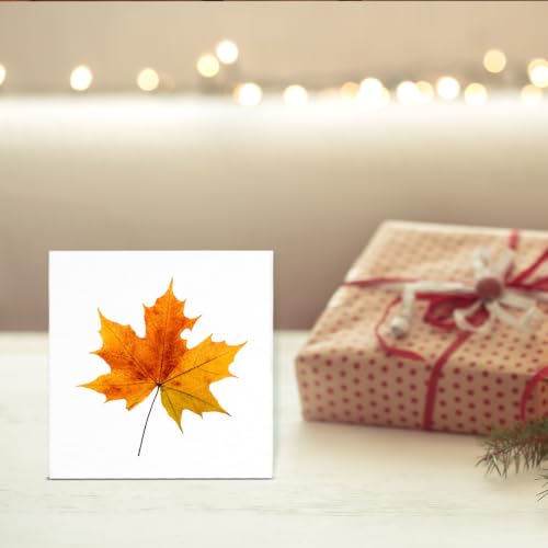 Fall Decor Rustic Maple Leaf Wooden Sign - Sign-18 Autumn Thanksgiving