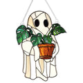 Plant Cute Ghost Ornament Halloween Decor - Whimsical Halloween Ghost Figurine