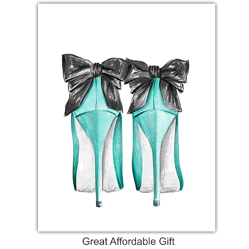 Glamorous Couture Wall Art Poster - 11x14 Unframed Fashion Home Decor for Women & Teens