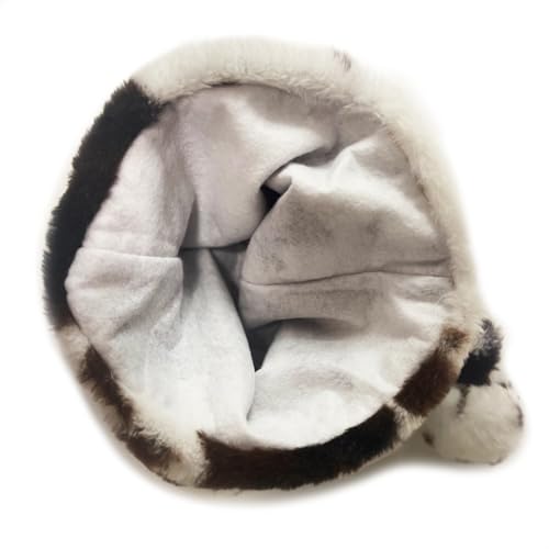Cow Print Santa Hat 2 Pack - Unisex Christmas Costume Holiday Decor