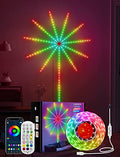 20 Inch Firework LED Strip Lights RGB Dream Color Music Sync with Remote App Control