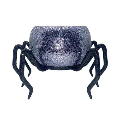 Halloween Spider Candle Holder - 3-Wick Candle Accessory for Fall Decor